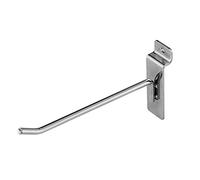 Slatwall Hooks,Display Hooks,Slatwall Display Panel Hooks,Perfectly Display Items & Products for Your Room,Garage Retail Store,Chrome plated,8" 16pack