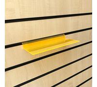 Slatwall Slat Board Display Shelf/Shelves Multiple Size and Packs: Shoe, Bags - Orange
