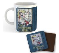 Slaughtered Lamb | Funny Gift Idea Cup Tea Coffee | 11oz Mug & Coaster Set