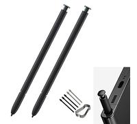 SLAUNT 2PCS Galaxy S22 Ultra Replacement S Pen Compatible with Samsung Galaxy S22 Ultra 5G Stylus Pen SM-S908U Touch Pen Without Bluetooth with S22 Pen Tips/Nibs (Black)