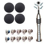 SLAUNT 4 Pack Rubber Feet 10pcs Repair Replacement Screw Compatible with Mac Book Pro Retina A1425 A1502 A1398 13" 15" Bottom Case Screw Rubber Feet and Screwdriver Repair kit