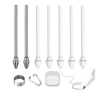 SLAUNT 5PCS Nib Replacement for Samsung Galaxy Tab S11 Stylus Pen Nibs/S11 Ultra Pen Tips Compatible with Galaxy Tab S11/S11 Ultra Stylus Pen Tips/Nibs with Tools&Storage Box (Soft Tips)