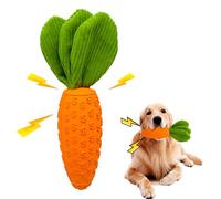 SLAUNT Dog Chew Toy,Impregnable Rubber Carrot Squeaky Toys for Aggressive Chewers,Indoor and Outdoor Interaction Dog Chew Toys Teeth-Cleaning Toys- All Breed Sizes