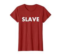 Slave T-Shirt, Women, Cranberry Red, Large