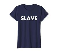 Slave T-Shirt, Women, Navy Blue, X-Large