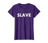 Slave T-Shirt, Women, Purple, Large