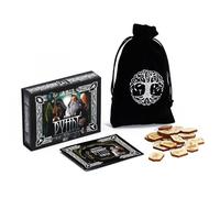 Slavic Divination Runes Set - 18 Wooden Runes, Velvet Bag Included - Fortune Telling, Esoterica, Spirituality, Crafting, Psychology, Tarot Alternatives, Набор славянских рун в подарок