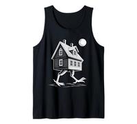 Slavic Folklore Baba Yaga Walking House On Chicken Legs Tank Top