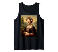 Slavic Mona Lisa Famous Painting Art Parody Renaissance Tank Top