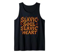 Slavic Soul Heart Fire Pagan Spirit Folk Pride Tank Top