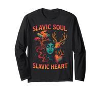 Slavic Soul Heart Pagan Forest Spirit Myth Nature Long Sleeve T-Shirt