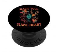 Slavic Soul Heart Pagan Forest Spirit Myth Nature PopSockets Adhesive PopGrip