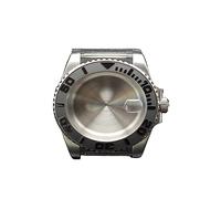 SLAVIK 40mm Cases Men's Watch Parts Stainless Steel Sapphire Glass Daytona Yacht-Master Compatible with Nh35 Nh36 ETA 2824 Miyota 8215 Movement (Color : Silver 1, Size : ETA 2824)