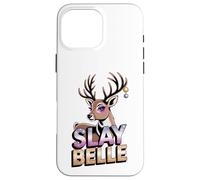 Slay Belle Cute And Sassy Animal Funny Christmas Reindeer Case for iPhone 16 Pro Max