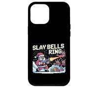 Slay Bells Ring Gamer Christmas Funny Pixel Santa Video Game Case for iPhone 12 Pro Max