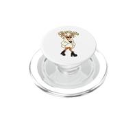 Slay Bells Sassy Reindeer Stylish Christmas Fashion Humor PopSockets PopGrip for MagSafe