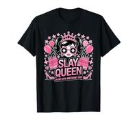 Slay Queen In My 9th Birthday Era Glam Girl Shirt T-Shirt