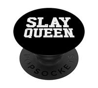 Slay Queen Slay Girl Motivation Women's Slay Queen PopSockets Swappable PopGrip
