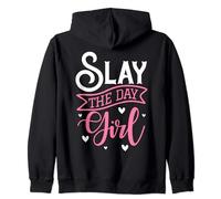 Slay The Day Girl Zip Hoodie
