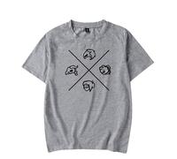 Slay The Spire 2 Characters Hot Game Merch T-Shirt Short-Sleeved Unisex Fashion Casual Summer Stylish Design Tee (Gray,XL)