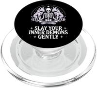 Slay Your Inner Demons Gently Mindful Mental Health PopSockets PopGrip for MagSafe