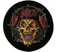 Slayer Back Patch Wehrmacht Soldier Skull Band Logo Official Circular sew on One Size