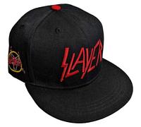 Slayer Band Logo Baseball Cap in Black Slayer Black One Size