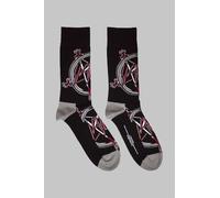 Slayer Band Logo Pentagram Ankle Socks in Black Slayer Black One Size