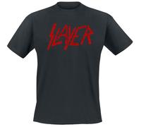 Slayer Classic Logo Distressed T-Shirt black XL