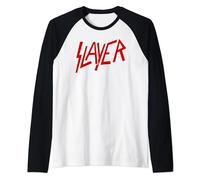 Slayer - Classic Logo Raglan Baseball Tee