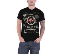 Slayer Haunting the Chapel Live 1984 Flyer T-Shirt in Black | Size: XL Slayer Black XL
