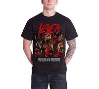 Slayer Men Reign in Blood Short Sleeve T-Shirt, Black, X-Large