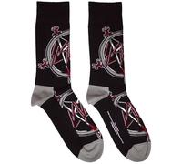 Slayer Men's Pentagram Ankle Socks in Black | Size: 4-7 Slayer Black 4-7