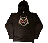 Slayer Pentagram Logo Official Mens New Black Pullover Hoodie