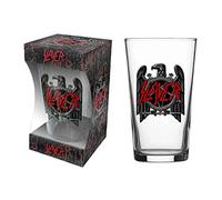 Slayer Pint Glass Eagle Band Logo Official Boxed One Size