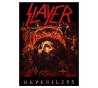 Slayer Poster Repentless Band Logo Official New Black Textile Flag 65cm x 105cm