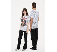 Slayer Quad Seasons Band Logo Dye Wash T-Shirt in White | Size: Medium Slayer White M