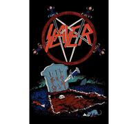 Slayer Reign In Pain Textile Poster in Black Slayer Black