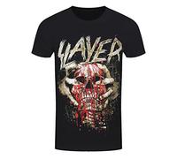 Slayer Skull Clench Official Merchandise Mens T-Shirt (X-Large) Black