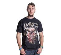 Slayer Skull Clench T-Shirt in Black | Size: 2XL Slayer Black 2XL