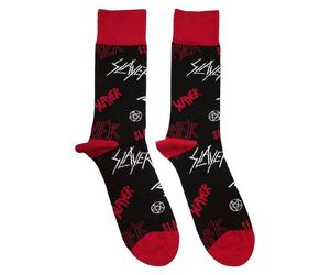 Slayer Skull Helmet Band Logo Ankle Socks