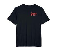 Slayer Small Logo T-Shirt, Men's Big and Tall, Black, 4X Tall