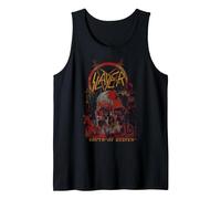 Slayer South of Heaven Three Color Tank Top, Men, Black, X-Large