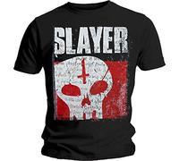 Slayer - T-Shirt # L Black Unisex # Undisputed Attitude Skull