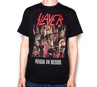 Slayer T Shirt - Reign in Blood 100% Official Black