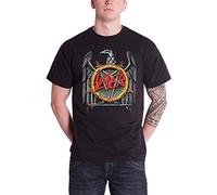 AWDIP Men's Slayer Silver Eagle T Shirt, Black, L UK