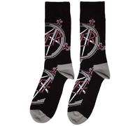 Slayer Women's Pentagram Ankle Socks in Black Slayer Black One Size