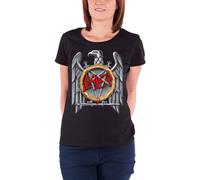 Slayer - Rock Off Slayer - Silver Eagle (T-Shirt Donna Tg. L) Merchandising Ufficiale