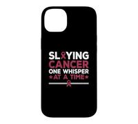 Slaying Cancer One Whisper At A Time Throat Cancer Awareness Case for iPhone 14 Plus