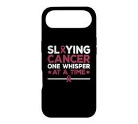 Slaying Cancer One Whisper At A Time Throat Cancer Awareness Case for iPhone Air